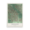Map of Strongsville, Ohio, 12 x 18 inch unframed archival matte print