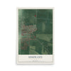 Map of Union City, Ohio, 12 x 18 inch unframed archival matte print