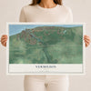 Map of Vermilion, Ohio, 12 x 18 inch unframed archival matte print