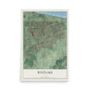 Map of Westlake, Ohio, 12 x 18 inch unframed archival matte print