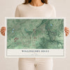 Map of Willoughby Hills, Ohio, 12 x 18 inch unframed archival matte print