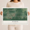 Map of Windham, Ohio, 12 x 18 inch unframed archival matte print