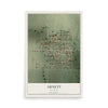 Map of Arnett, Oklahoma, 12 x 18 inch unframed archival matte print