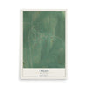 Map of Fallis, Oklahoma, 12 x 18 inch unframed archival matte print
