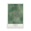 Map of Hammon, Oklahoma, 12 x 18 inch unframed archival matte print