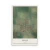 Map of Hollis, Oklahoma, 12 x 18 inch unframed archival matte print