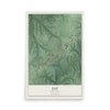Map of Jay, Oklahoma, 12 x 18 inch unframed archival matte print