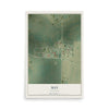 Map of May, Oklahoma, 12 x 18 inch unframed archival matte print
