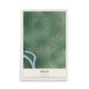 Map of Okay, Oklahoma, 12 x 18 inch unframed archival matte print