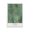 Map of Oologah, Oklahoma, 12 x 18 inch unframed archival matte print