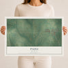 Map of Paoli, Oklahoma, 12 x 18 inch unframed archival matte print