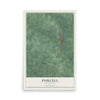 Map of Purcell, Oklahoma, 12 x 18 inch unframed archival matte print