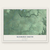 Redbird Smith, Oklahoma map print, the full design