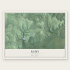Remy, Oklahoma map print, the full design