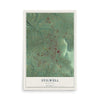 Map of Stilwell, Oklahoma, 12 x 18 inch unframed archival matte print