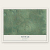Tiawah, Oklahoma map print, the full design