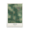 Map of Tipton, Oklahoma, 12 x 18 inch unframed archival matte print