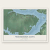 Whitehorn Cove, Oklahoma map print, the full design