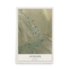 Map of Antelope, Oregon, 12 x 18 inch unframed archival matte print
