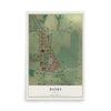 Map of Banks, Oregon, 12 x 18 inch unframed archival matte print