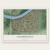 Charbonneau, Oregon map print, the full design