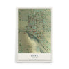 Map of Cove, Oregon, 12 x 18 inch unframed archival matte print