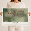 Map of Culver, Oregon, 12 x 18 inch unframed archival matte print