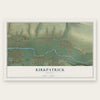 Kirkpatrick, Oregon map print, the full design