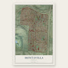 Montavilla, Oregon map print, the full design
