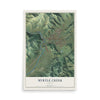 Map of Myrtle Creek, Oregon, 12 x 18 inch unframed archival matte print