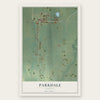 Parkdale, Oregon map print, the full design