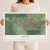 Map of Sisters, Oregon, 12 x 18 inch unframed archival matte print