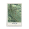 Map of Sumpter, Oregon, 12 x 18 inch unframed archival matte print