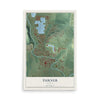 Map of Turner, Oregon, 12 x 18 inch unframed archival matte print