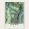 Aaronsburg, Washington County, Pennsylvania map print, the full design