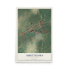 Map of Abbottstown, Pennsylvania, 12 x 18 inch unframed archival matte print