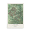 Map of Abington, Pennsylvania, 12 x 18 inch unframed archival matte print