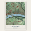 Acmetonia, Pennsylvania map print, the full design