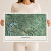Map of Addison, Somerset County, Pennsylvania, 12 x 18 inch unframed archival matte print