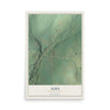 Map of Alba, Pennsylvania, 12 x 18 inch unframed archival matte print