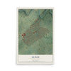 Map of Aldan, Pennsylvania, 12 x 18 inch unframed archival matte print
