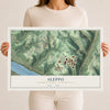 Map of Aleppo, Allegheny County, Pennsylvania, 12 x 18 inch unframed archival matte print
