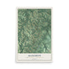 Map of Allegheny, Cambria County, Pennsylvania, 12 x 18 inch unframed archival matte print