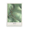 Map of Arona, Pennsylvania, 12 x 18 inch unframed archival matte print
