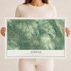 Map of Athens, Crawford County, Pennsylvania, 12 x 18 inch unframed archival matte print