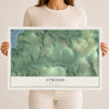 Map of Atwood, Pennsylvania, 12 x 18 inch unframed archival matte print