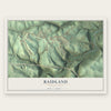 Baidland, Pennsylvania map print, the full design