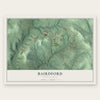 Bairdford, Pennsylvania map print, the full design