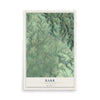 Map of Barr, Pennsylvania, 12 x 18 inch unframed archival matte print