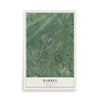 Map of Barree, Pennsylvania, 12 x 18 inch unframed archival matte print